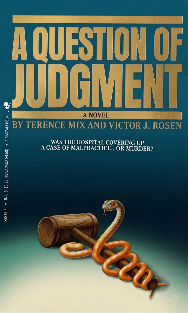A Question of Judgment by Terence Mix — book cover